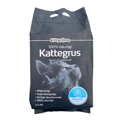 KittyTime TOFU Kattegrus 2,5kg - Natural